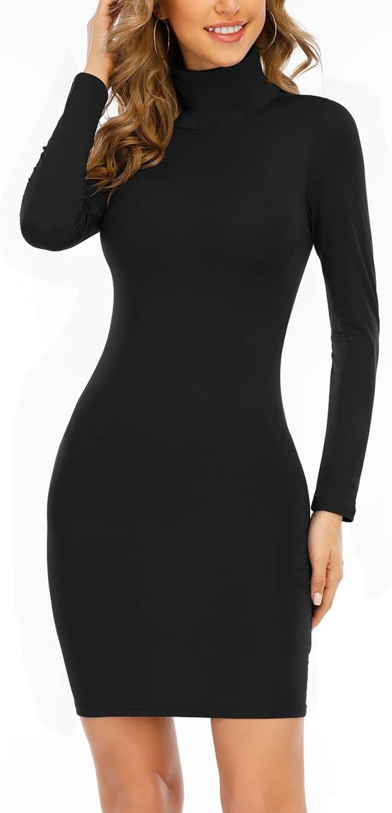 Women'S Sexy Casual Long Sleeve Short Dress Mini Dress Stripe Dresses